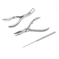 Stainless Steel Hair Extension Pliers Sets Kit With Hook Needle Hair Extensions Tools