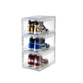 Custom Storage Wholesale Clear Transparent Plastic Acrylic  Shoe Boxes Logo Stackable Shoes Sneaker Display Box