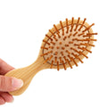 High Quality Bamboo Tooth Paddle Brush Factory Price Baby Massage Hair Brush with Cushion Feature