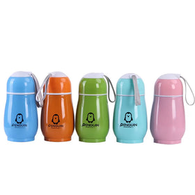 Penguin Design 300ML 304 Stainless Steel Eco-Friendly Large Capacity Water Bottle 6-12 Hours Thermal Performance Business Gift