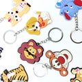 Custom Logo Promotion Durable Cross Rubber Soft PVC Keychain