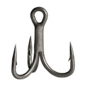 JK Angling Supplies Fishing Accessory JS47 Series Treble Hook Gray Color 4X Strong Triple Saltwater Fishing Hooks