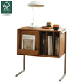 Household Solid Wood Magazine Bookcase Living Room Multi-functional Storage Cabinet Bedroom Small Cabinet