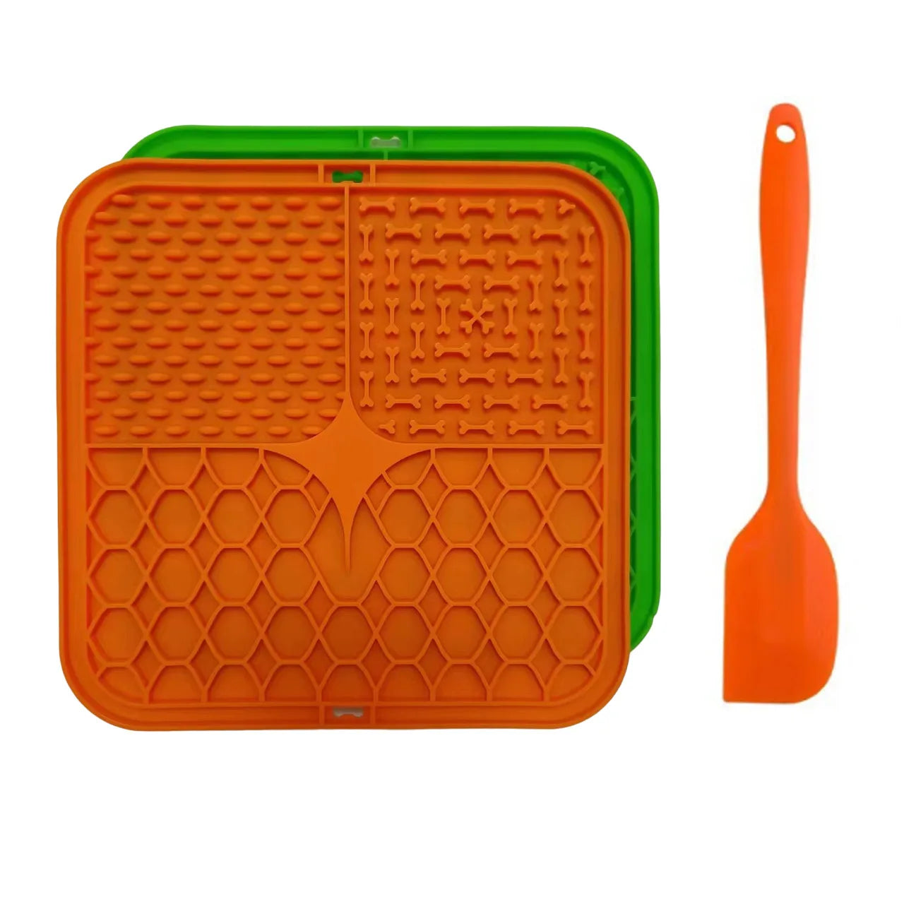 Food Grade Silicone Dog Lick Mat Pet Products with Suction Cups Slow Food Feeding Licking Mat for Dogs & Cats