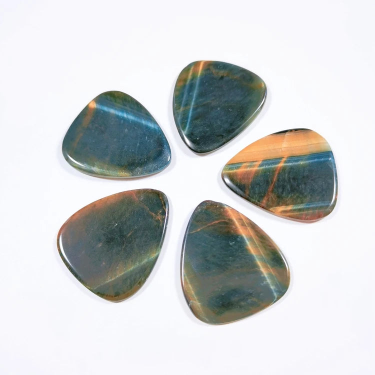 HZ Hot Music Series Blue Tiger Eye Guitar Accessories Picks Fashion 2021 New Arrivals