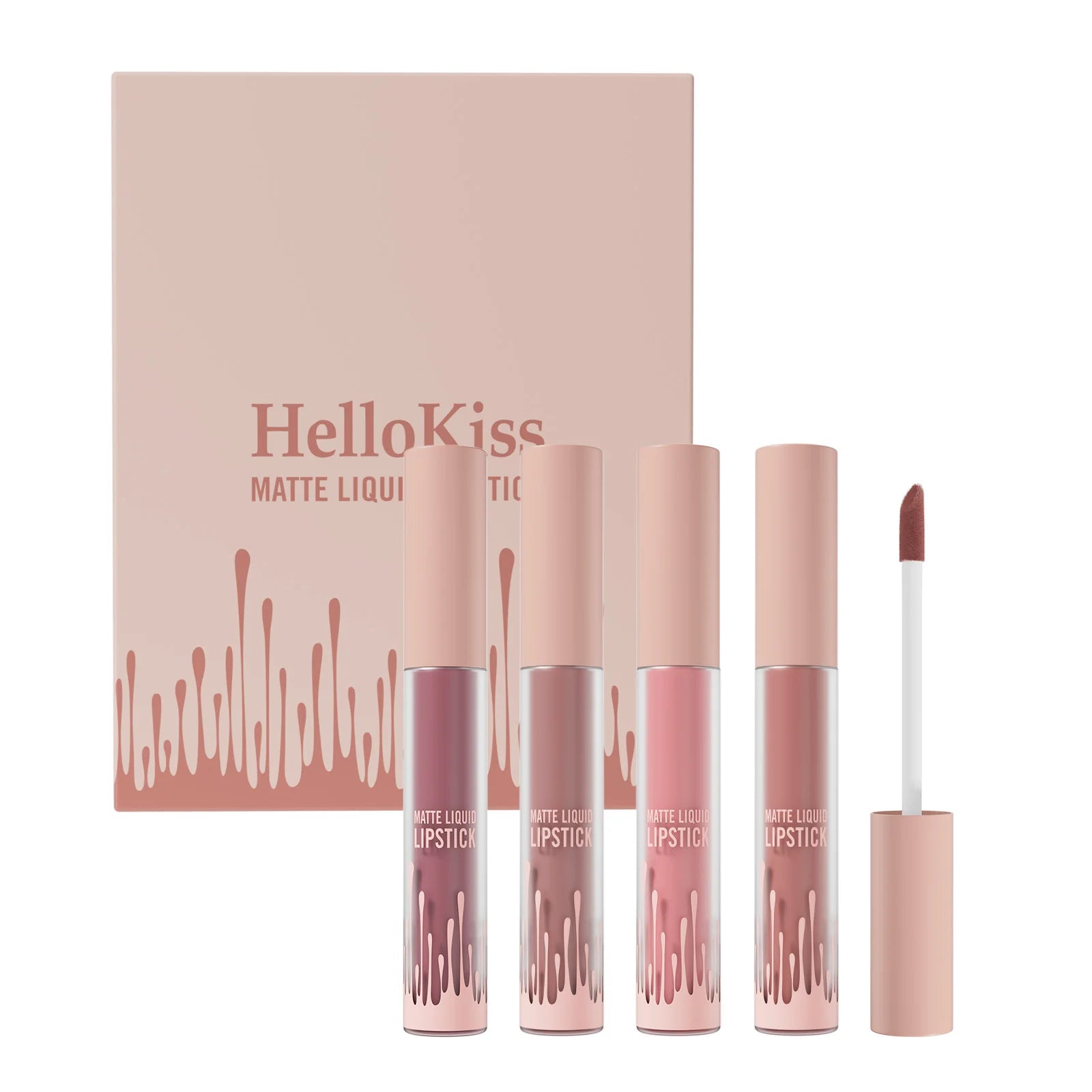 Matte Liquid Lipstick Waterproof Long-Lasting Mineral Fashion Private Label Lipstick and Gloss Sets for Women