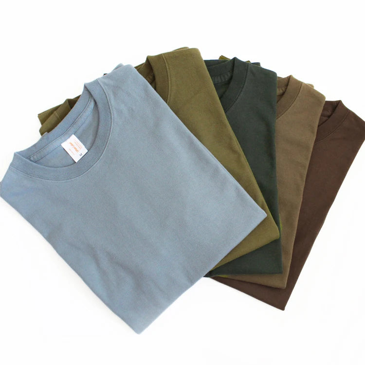 YLS 100% Cotton T-Shirt 220gsm Made in China Wholesale Custom Printed with Own Logo Silkscreen Blank Solid Pattern