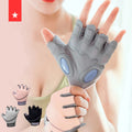 LS0711 Nylon Polyester Liquid Silicone Gloves Half-finger Gym Gloves for Weightlifting Workout Gloves for Exercise