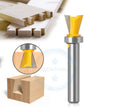 L-N261 1pcs 8mm Shank Dovetail Router Bits with Bottom Bearing Trimming Milling Cutter Woodworking Cutter