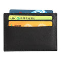 YUBO Luxury Genuine Pebble Leather Business Card Holder for Men Women Accept Custom Logo Credit Card ID Card