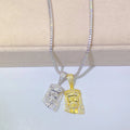 Zuanfa Jewelry Ready to Ship Custom Hip Hop Jesus Piece Vvs Moissanite Necklace Diamond Pendant