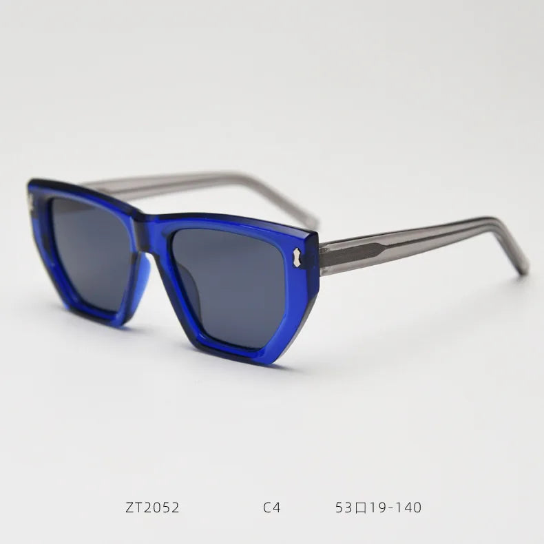 2026 New Square Frame Retro Light Weight Full Rim Sunglasses Color Lens UV400 Fashion Eyeglasses for Men & Women