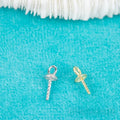 S925 Sterling Silver Simple Pearl Pendant Mountings Classical Pinch Bail for Jewelry Accessories Making DIY