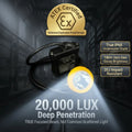 Kl5m Professional High Beam Miner's Lamp Led Safety Mining Cap Light Rechargeable Super Bright Mine Head -with Charger