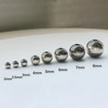 Trendy Seamless Navajo Style Pearls Spacer Bead Jewelry 925 Brushed Silver Beads with Oxidized Finish