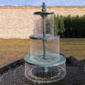 Modern Garden Pool Stainless Steel Three-Story Tower Water Fountain