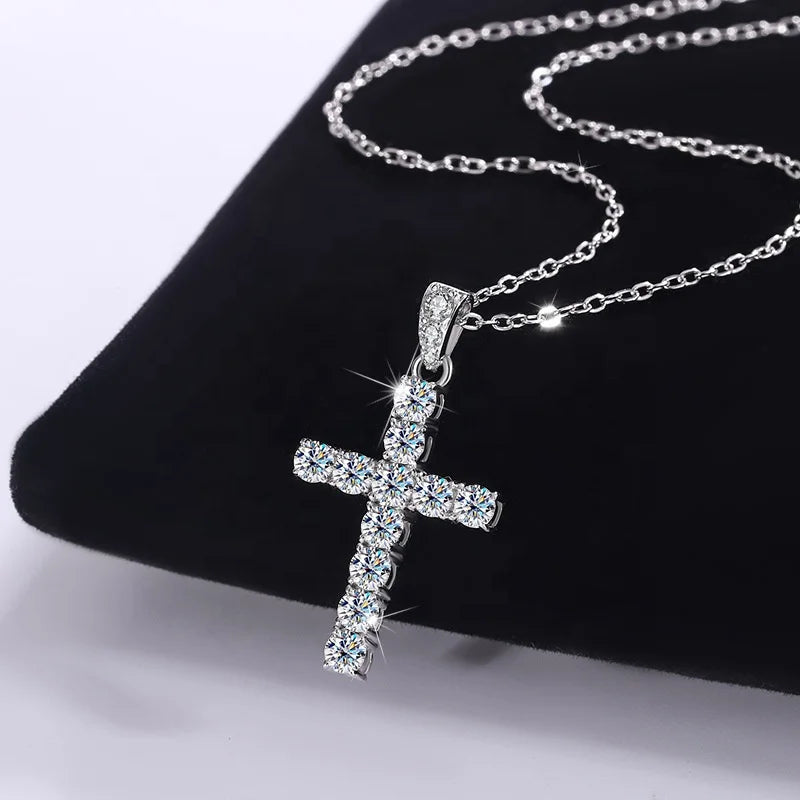 925 Ringling Silver Hiengagement Ring Ashabell Diamond Engagement Ringecklace Women Cross Pendant for Men Necklaces