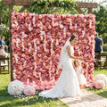 SPR High Handmade Silk Flowers Artificial Wall Curtain Modern Design for Wedding Chinese New Year-Durable Environment-Friendly