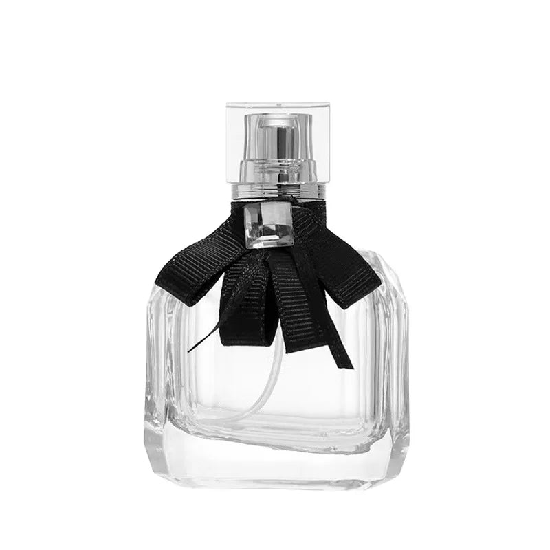 Customized Luxury Portable Glass Perfume Oil Bottles Elegant 30ml/50ml Empty Deco Diffuser Square Shape Pump Sprayer Sealing