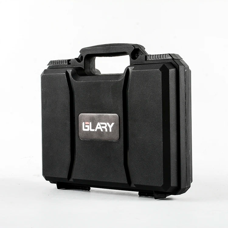 GLARY Customized Black Waterproof Hard Shell Gun Case Box with Handle Portable Plastic Gun Carrying Case for Outdoors