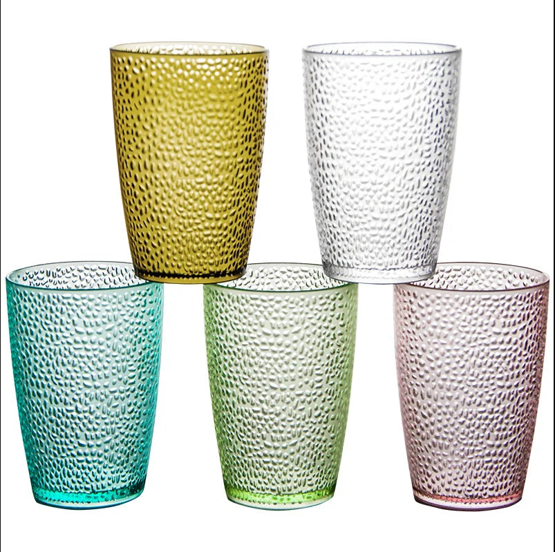 7oz 10oz 12oz 200ml Wholesale Plastic PC Cups for Washing and Unbreakable Drinking Cup Custom for Hotel Travel with Dot