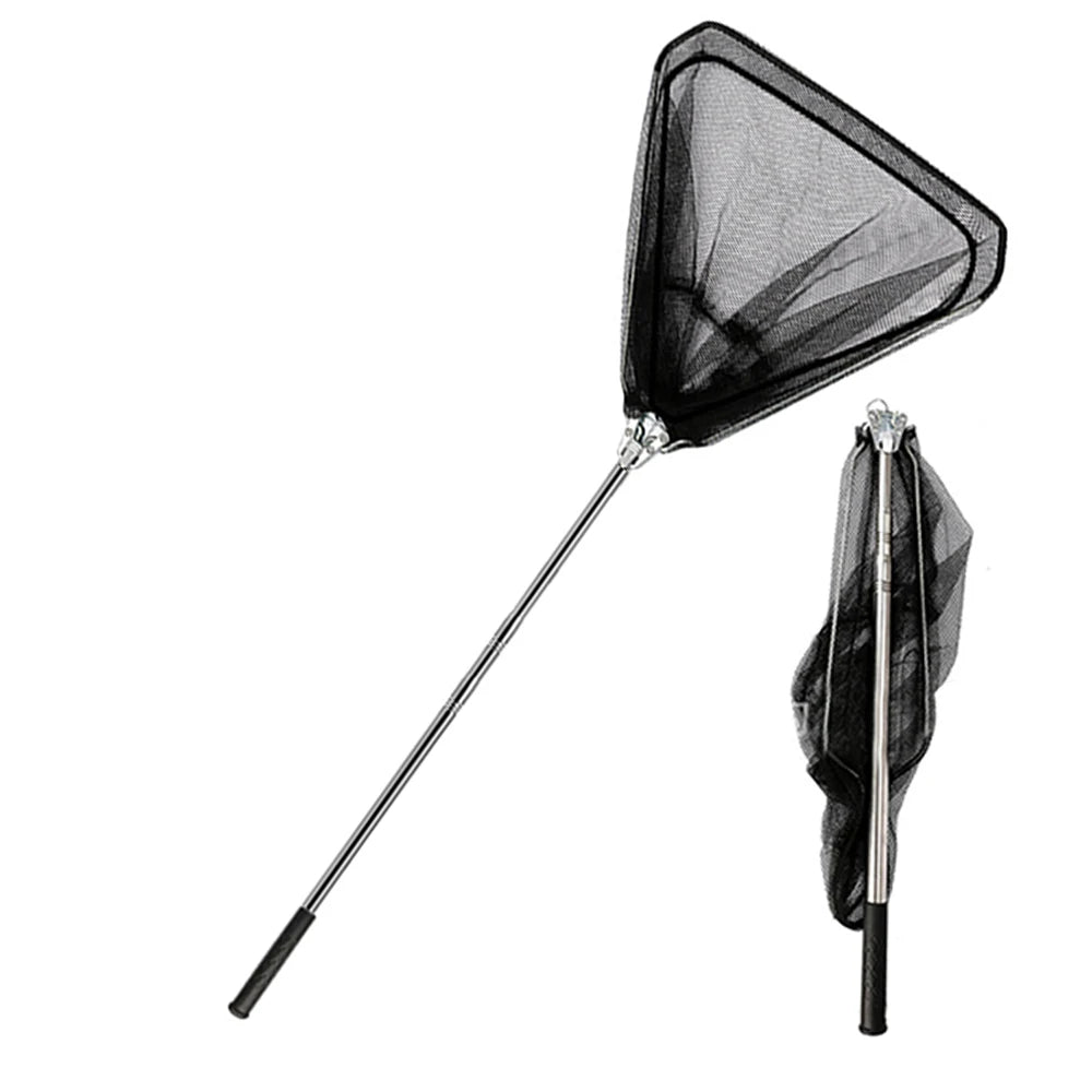 180cm 210cm 250cm 300cm Aluminum Fishing Landing Net Foldable Fish Net with Telescoping Pole Handle