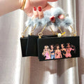 butterfly Lash Packaging with Chain Wholesale Private Label pink butterfly Lash Box Packaging Print Your logo