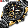 CURREN Watch for Men 8399 Casual Quartz Business Wrist Watches Luxury New Stainless Steel Chronograph Clock Male Dropshipping