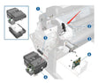 Q5669-67807 Pen to Paper Space Solenoid (PPS) for HP Designjet T/Z Series