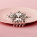 Luxury Horse Eye Rhinestone Crystal Bridal Hair Comb Retro Totem Luxury Jewelry Wedding Bridal Hair Accessories