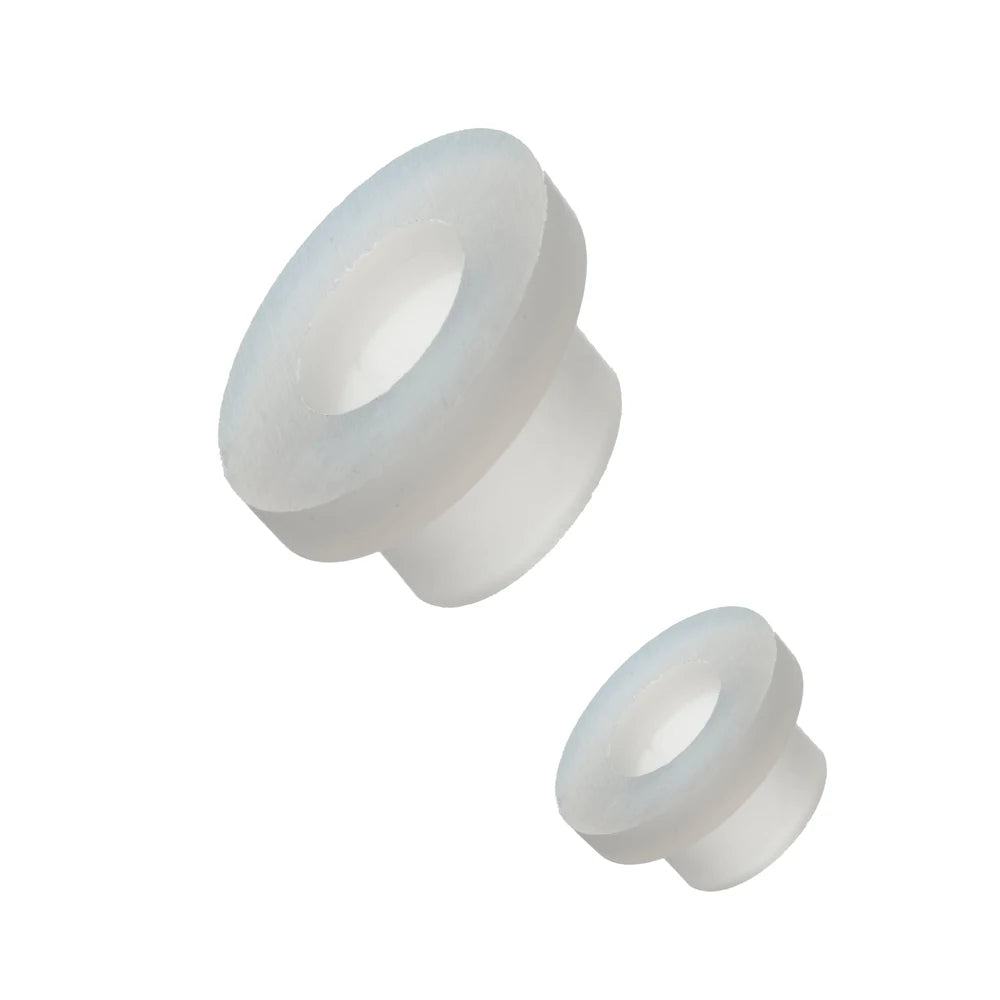 Customized Shoulder Washer in Non Nylon Plastic Shoulder Washer LONG White Spacer Plastic Bush