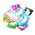 Lash Extension Eye Pads Super Silicone Eyepads Colorful Lint Free Gel Eye Patches for Eyelash Extension Flower Shape Eye Pad