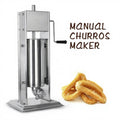Manual 7L Churros Machine Spain Donut Maker Churros Waffle Machine Commercial Sausage Machine