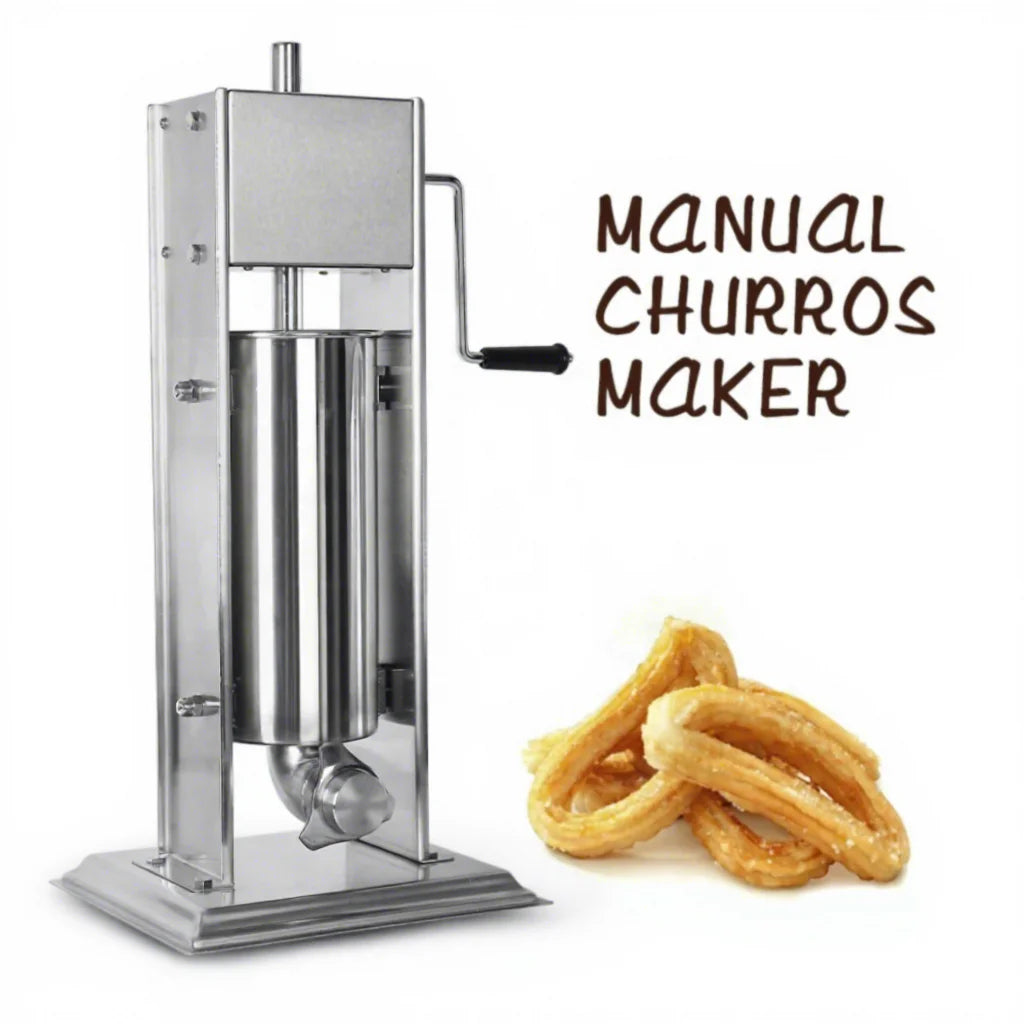 Manual 7L Churros Machine Spain Donut Maker Churros Waffle Machine Commercial Sausage Machine