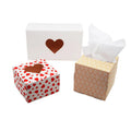 Sublimation Blank Paper Storage Gift Box Square Tissue Box for Christmas Birthday New Year Home Office School Wedding Use