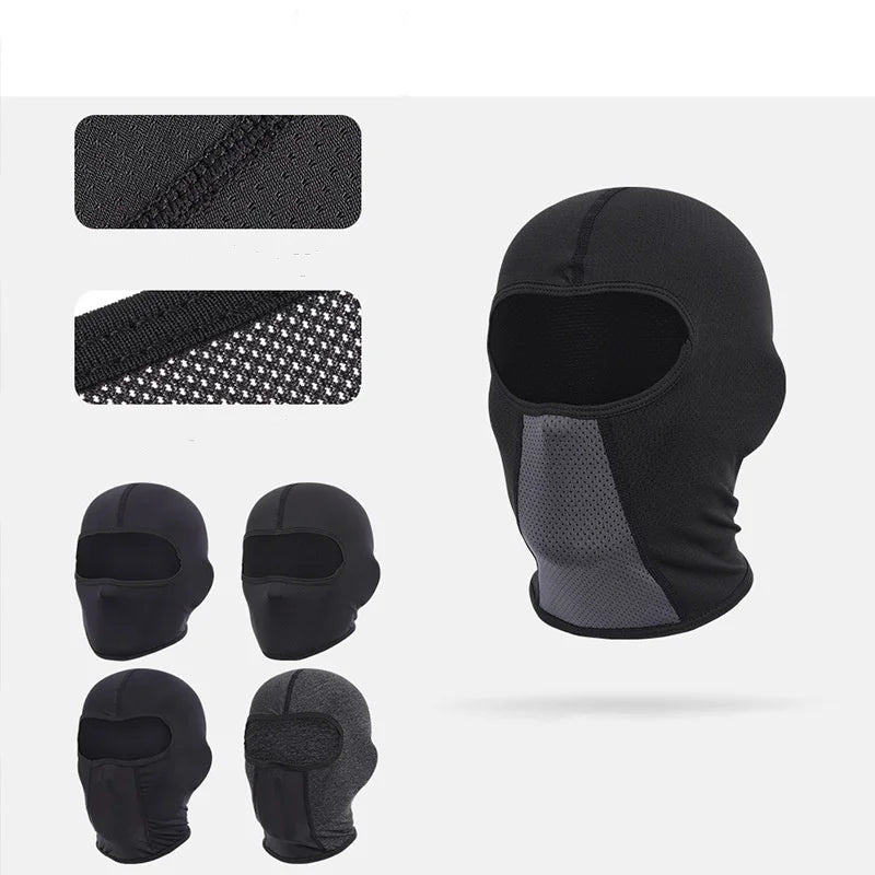 Outdoor Cycling Motorcycle Face Mask Breathable Sunscreen Spring and Summer Cycling Sunscreen Head Cover Inner Cap Ice Silk Mask