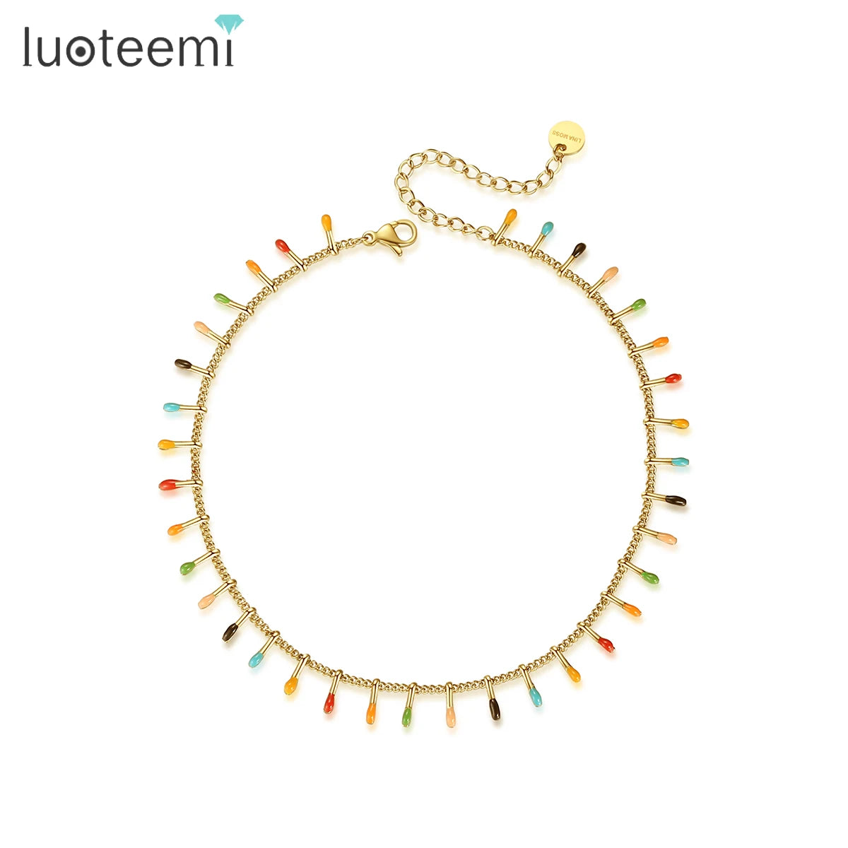 SP-LAM Bohemian Women Jewelry Simple Girl Multi Colored Multicolored Summer Anklet With Charm MegaBDM