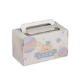 Handle Eco-friendly Portable Custom Coated Paper Cardstock Bakery Cake Food Package Boxes for Party Hand Made Mixed Color Accept