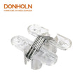 SC4620 Plastic Invisible Hinge Hidden Wooden Door Hinge Cabinet Transparent Hinges