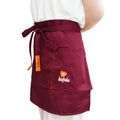 Waist Apron for Restaurant and Hotel Servers Dust-proof Half Apron Specially Designed Waist Short Apron Wholesale