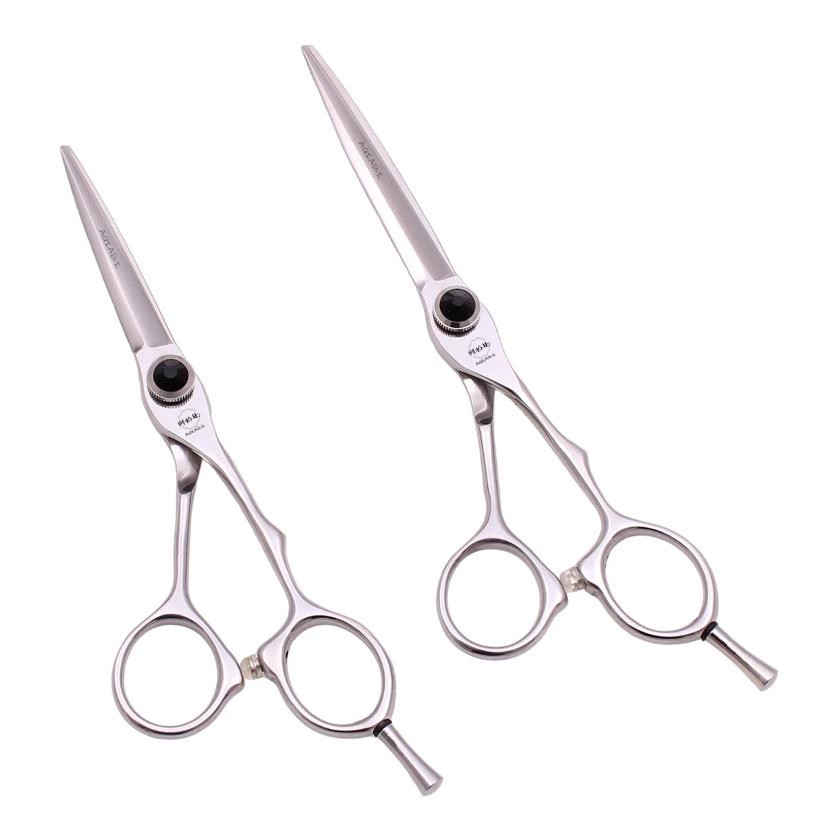 AQIABI Sharp Blade Hair Cutting Scissors 5.5" 6" Silver Stainless Steel Barber Salon A9025