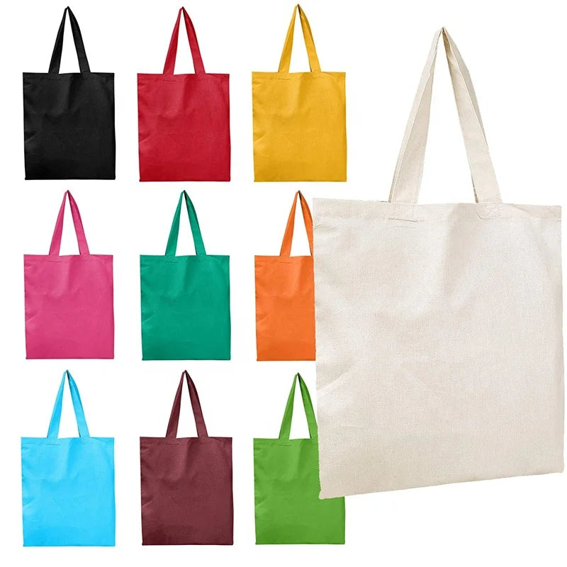 Wholesale Custom Print Canvas Tote Shopping Cotton Bag Reuseable Shopping Bag MegaBDM