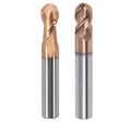 JR Solid Carbide 2 Flute Ball Nose End Mill HRC55 CNC Carbide Milling Cutter