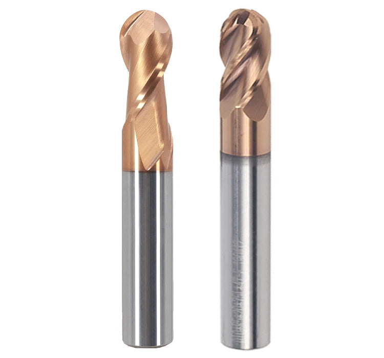 JR Solid Carbide 2 Flute Ball Nose End Mill HRC55 CNC Carbide Milling Cutter