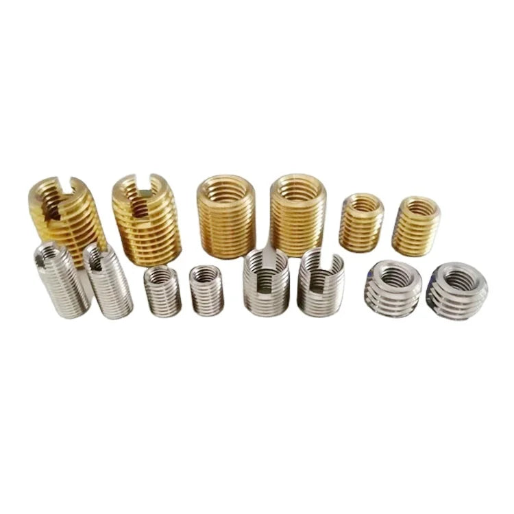 302 Stainless Steel Slotted Type Wire Thread Repair Insert M8*1.25-M12*1.5-15MM for Wire Repair