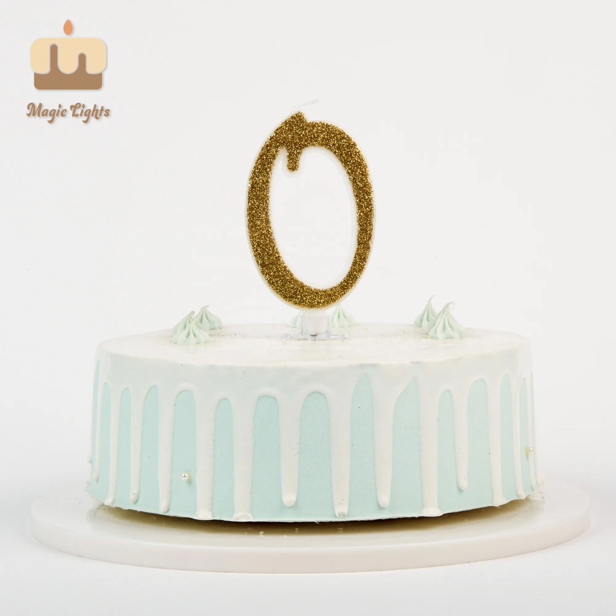 Best Price Wholesale Big Gold Glitter Number Cake Candle for Birthday Wedding Easter New Year Parties Home Decoration & Bars