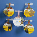 Custom Printed Vinyl Shelf Wobblers POP Display Wobbler for Warehousing & Supermarket Supplies