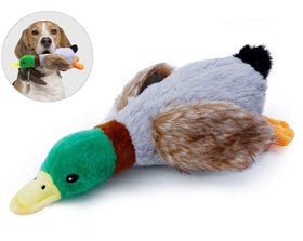 Marvelous Creative Funny Squeaky Duck Dog Toy Stocked Chew Sound Plushdog Toys Luxury
