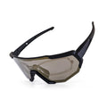 HUBO 517 Bicycle Shades Custom Logo Cycling Glasses With Rear View Mirror Interchangeable Lens Polarized Eyewear for Sports