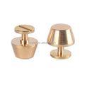 Ivoduff Brass Handbag Leather Screw Rivet Bag Purse Feet Screw Studs